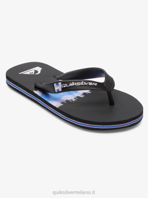 esso Quiksilver ragazzi Infradito molokai 8-16 nero HTZR2023