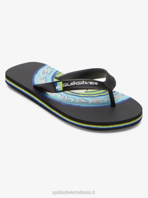 esso Quiksilver ragazzi Infradito molokai 8-16 nero HTZR2024