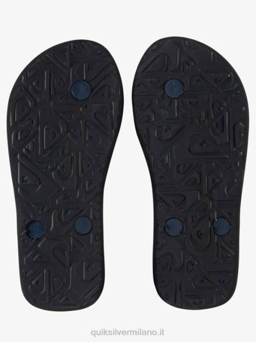 esso Quiksilver ragazzi Infradito molokai 8-16 nero/grigio HTZR2028