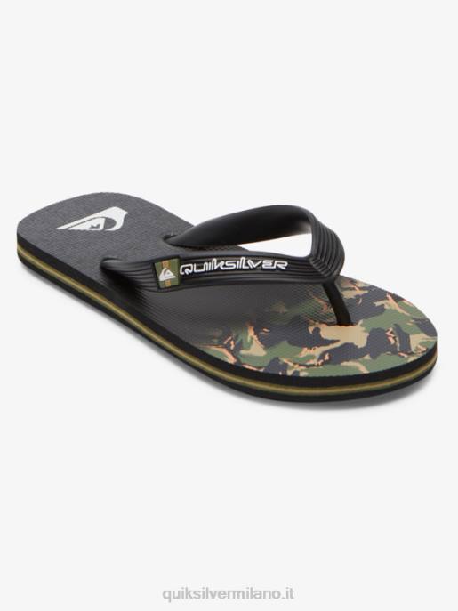 esso Quiksilver ragazzi Infradito molokai 8-16 verde 1 HTZR2025