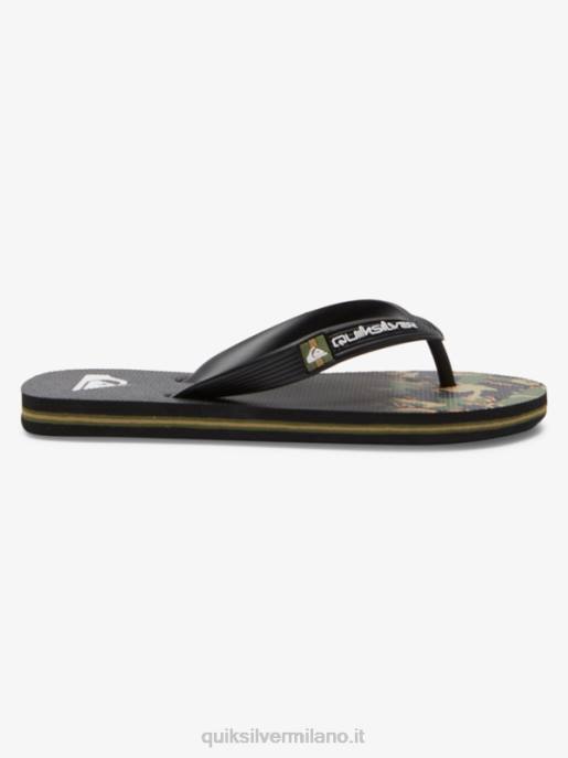 esso Quiksilver ragazzi Infradito molokai 8-16 verde 1 HTZR2025