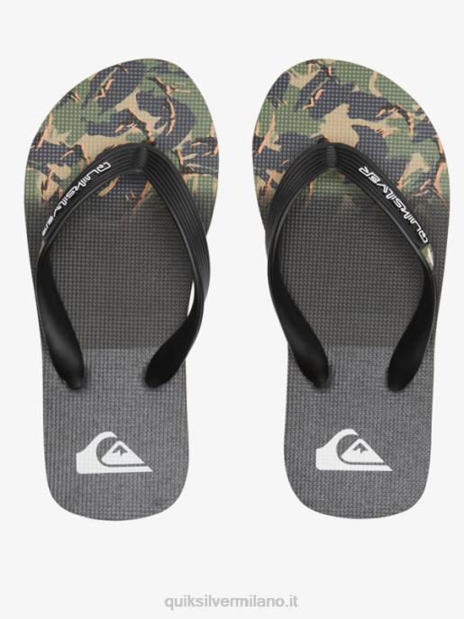 esso Quiksilver ragazzi Infradito molokai 8-16 verde 1 HTZR2025