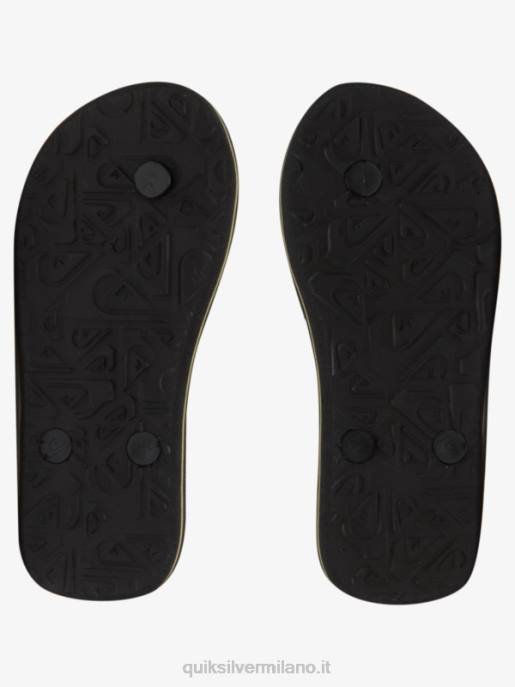 esso Quiksilver ragazzi Infradito molokai 8-16 verde 1 HTZR2025