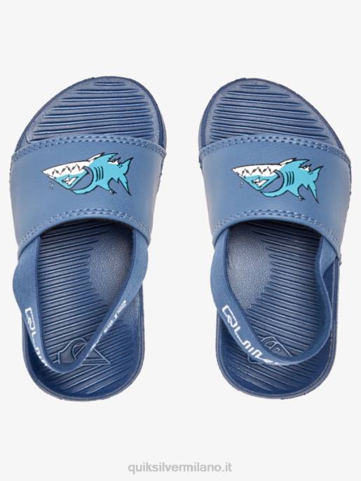 esso Quiksilver ragazzi sandali con cinturino costa luminosa blu 1 HTZR2164
