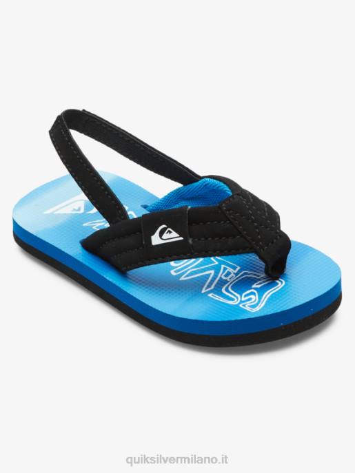 esso Quiksilver ragazzi sandali molokai rilassati blu 2 HTZR2034