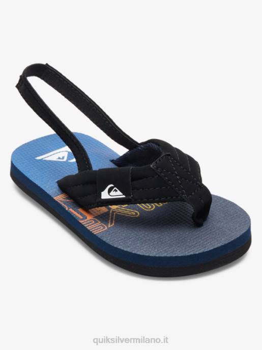 esso Quiksilver ragazzi sandali molokai rilassati blu 3 HTZR2035