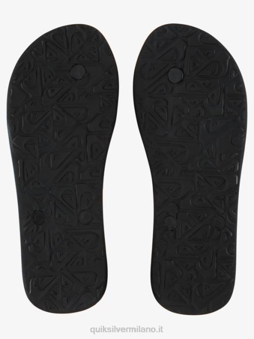 esso Quiksilver uomini infradito con pannello molokai blu grigio HTZR573