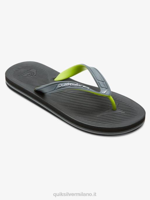 esso Quiksilver uomini infradito core haleiwa grigio 1 HTZR953