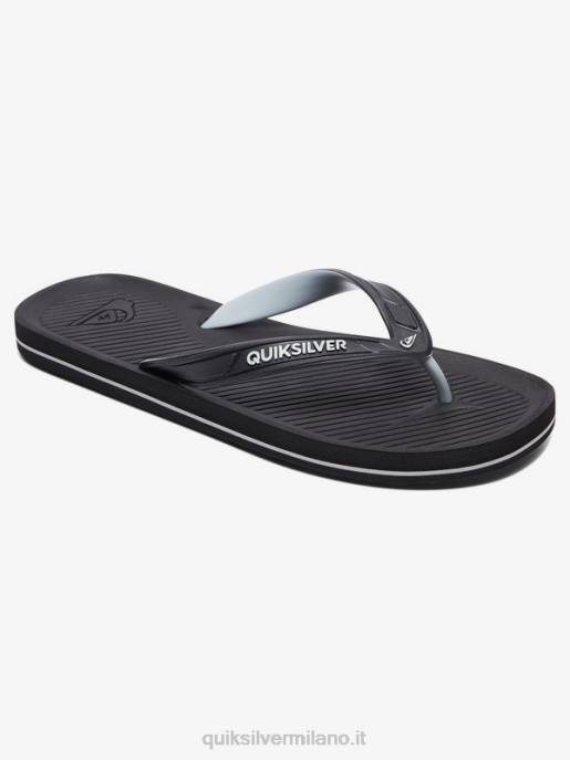 esso Quiksilver uomini infradito haleiwa nero/grigio HTZR1648