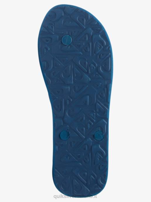 esso Quiksilver uomini infradito molokai art blu/nero/giallo HTZR519