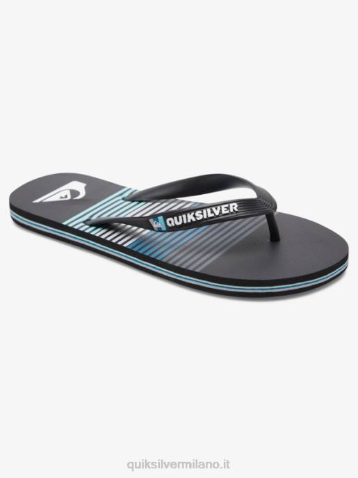 esso Quiksilver uomini infradito molokai art nero HTZR526