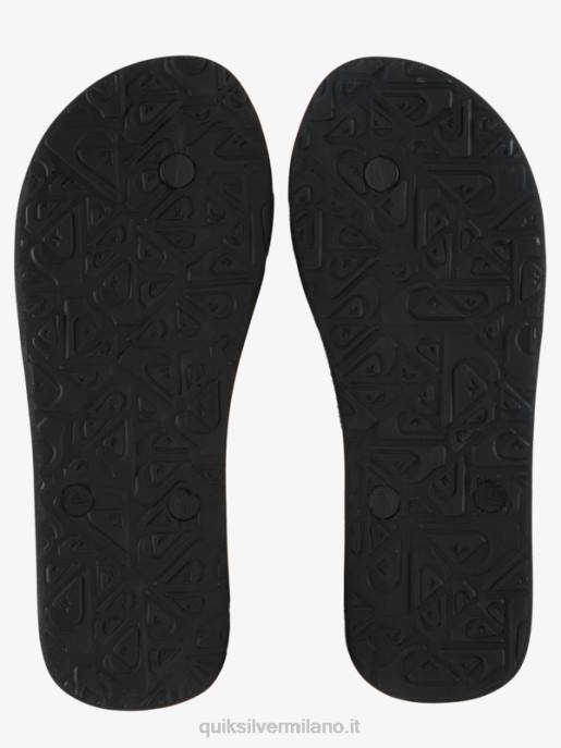 esso Quiksilver uomini infradito molokai art nero/grigio/marrone HTZR522