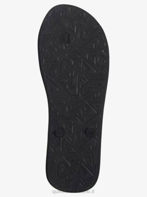 esso Quiksilver uomini infradito molokai art nero/rosa/blu HTZR514