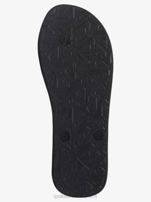 esso Quiksilver uomini infradito molokai art nero/verde/blu HTZR518