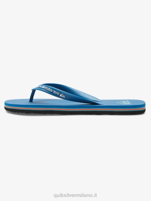 esso Quiksilver uomini infradito molokai core blu 2 HTZR596