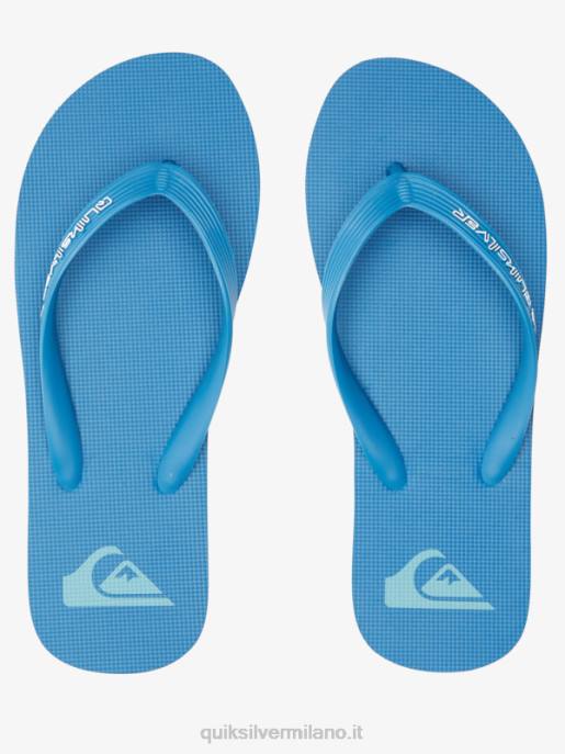 esso Quiksilver uomini infradito molokai core blu 2 HTZR596