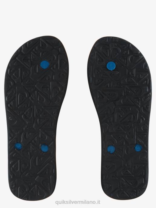 esso Quiksilver uomini infradito molokai core blu 2 HTZR596