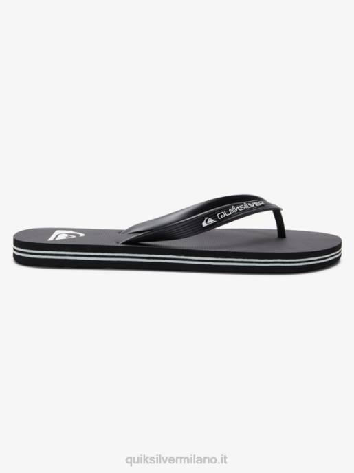 esso Quiksilver uomini infradito molokai core nero HTZR592