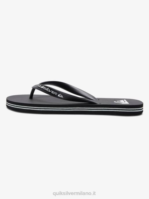 esso Quiksilver uomini infradito molokai core nero HTZR592