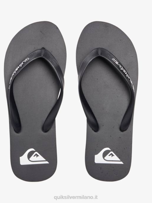 esso Quiksilver uomini infradito molokai core nero HTZR592