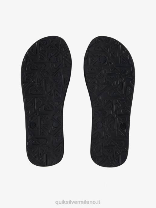 esso Quiksilver uomini infradito molokai core nero HTZR592