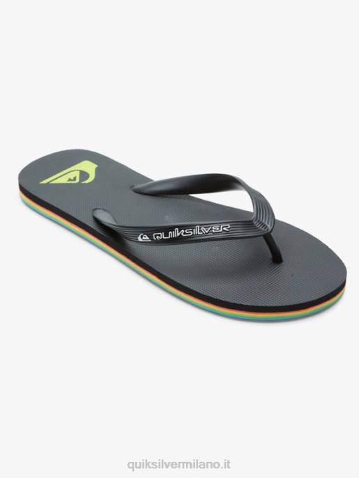 esso Quiksilver uomini infradito molokai core nero HTZR595