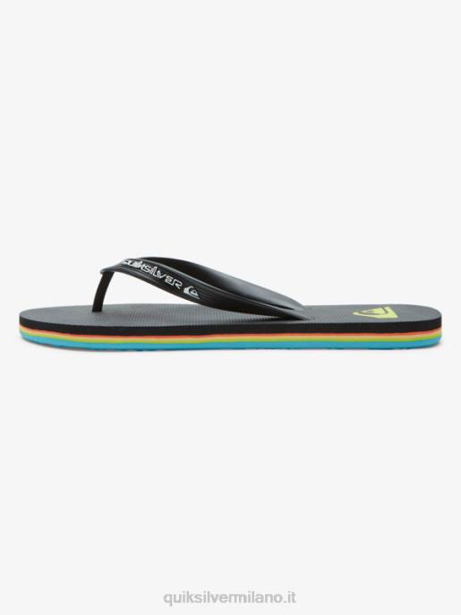 esso Quiksilver uomini infradito molokai core nero HTZR595