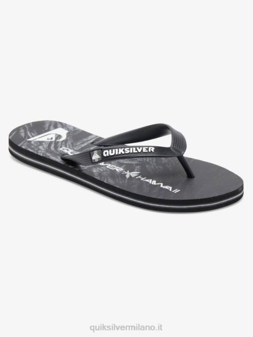 esso Quiksilver uomini infradito nostrane molokai nero HTZR1860
