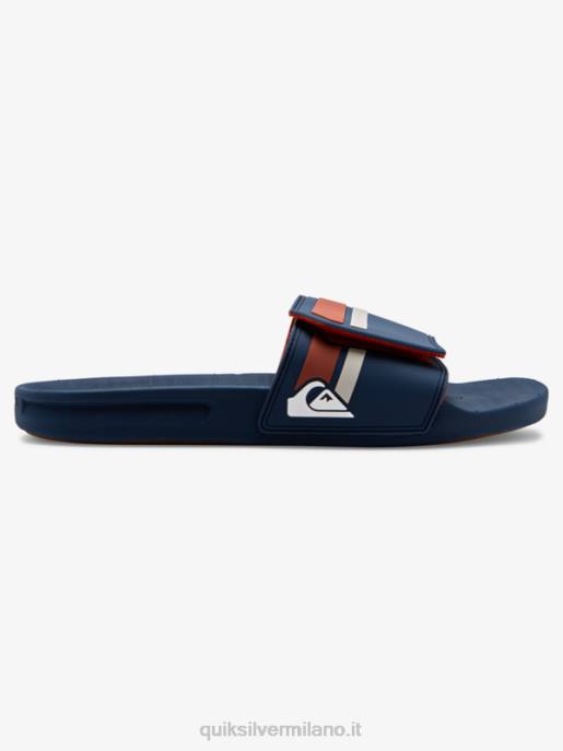 esso Quiksilver uomini rivi slide regolare i cursori blu 1 HTZR1019