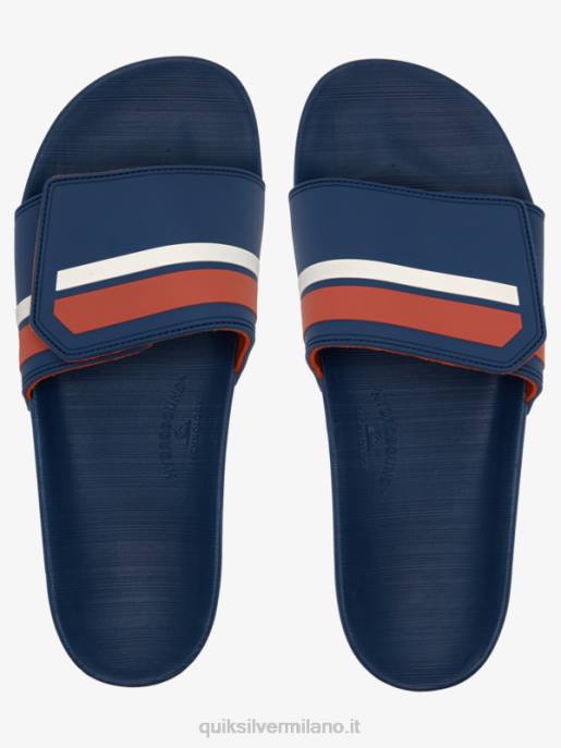 esso Quiksilver uomini rivi slide regolare i cursori blu 1 HTZR1019