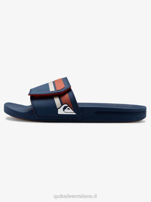 esso Quiksilver uomini rivi slide regolare i cursori blu 1 HTZR1019