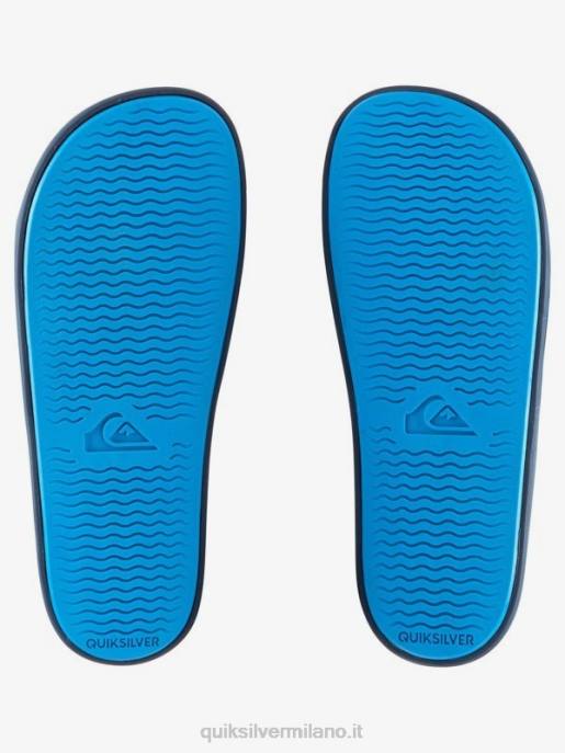 esso Quiksilver uomini rivi slide regolare i cursori blu grigio HTZR1018