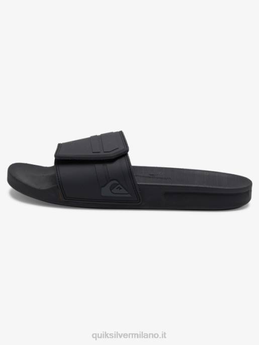 esso Quiksilver uomini rivi slide regolare i cursori nero/grigio HTZR1016