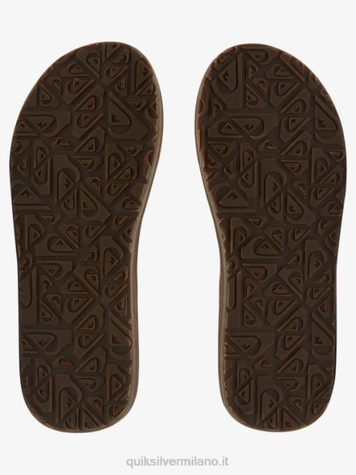esso Quiksilver uomini sandali con anima in camoscio carver abbronzatura 1 HTZR874