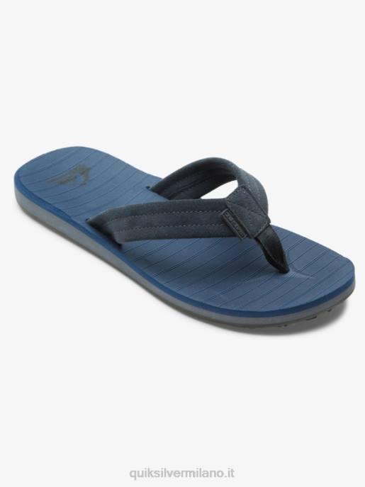 esso Quiksilver uomini sandali con anima in camoscio carver blu 1 HTZR878