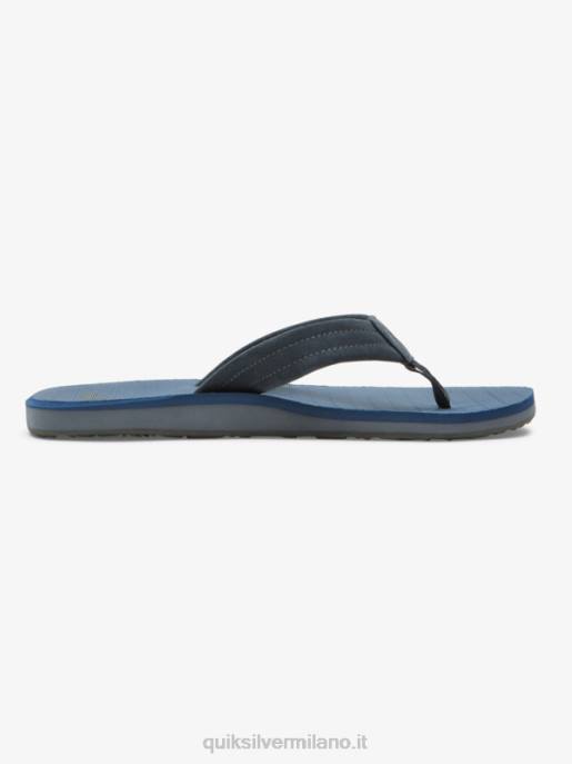 esso Quiksilver uomini sandali con anima in camoscio carver blu 1 HTZR878