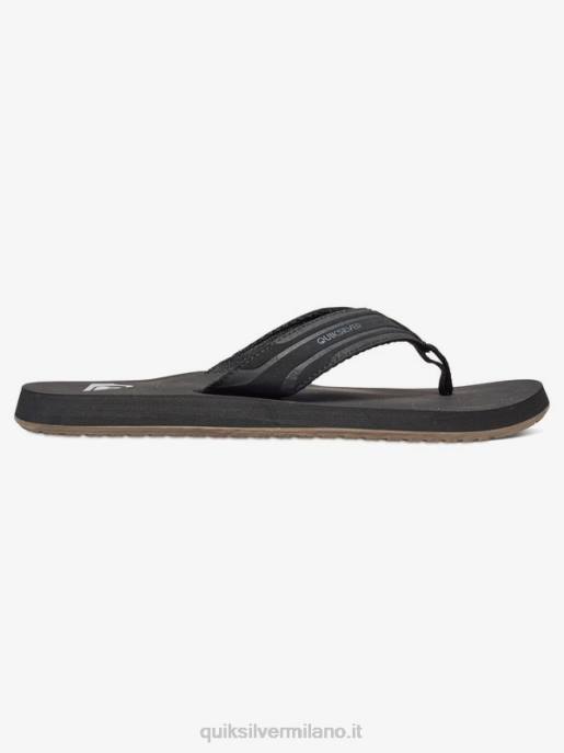 esso Quiksilver uomini sandali con chiave inglese Marrone scuro HTZR1644