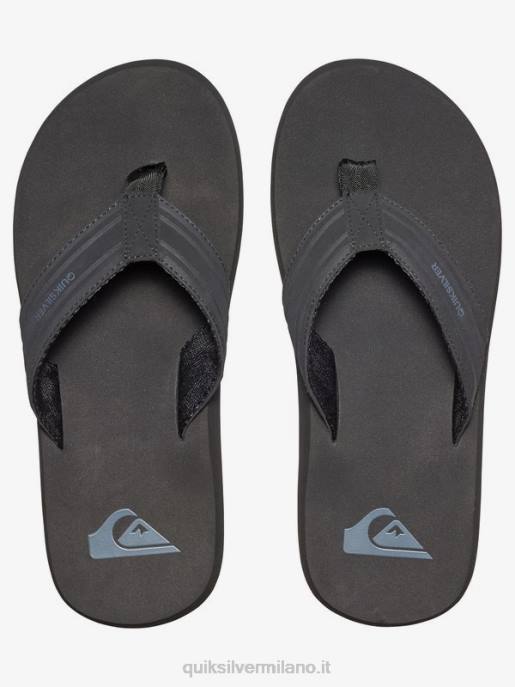 esso Quiksilver uomini sandali con chiave inglese Marrone scuro HTZR1644