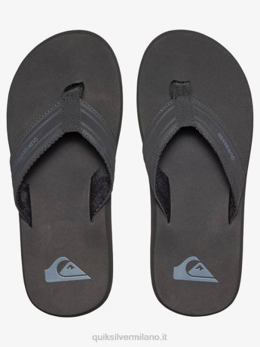 esso Quiksilver uomini sandali con chiave inglese Marrone scuro HTZR1644