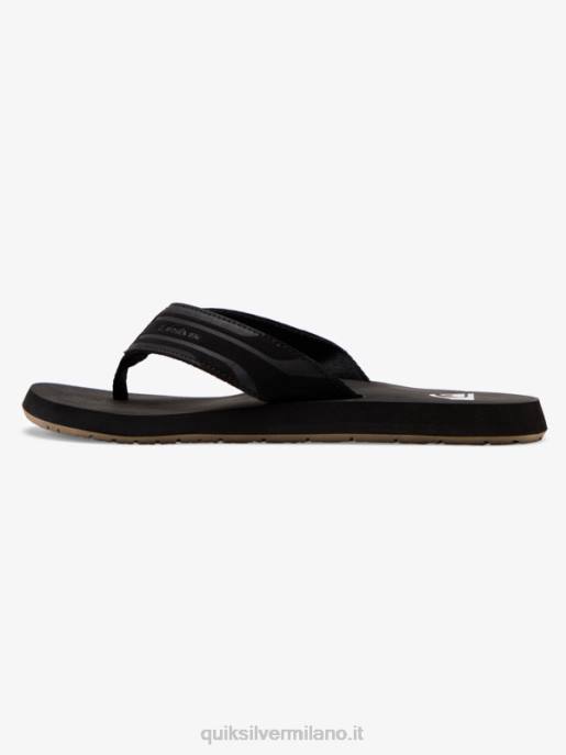 esso Quiksilver uomini sandali con chiave inglese Marrone scuro HTZR1644
