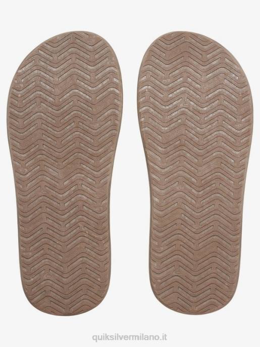 esso Quiksilver uomini sandali con chiave inglese Marrone scuro HTZR1644