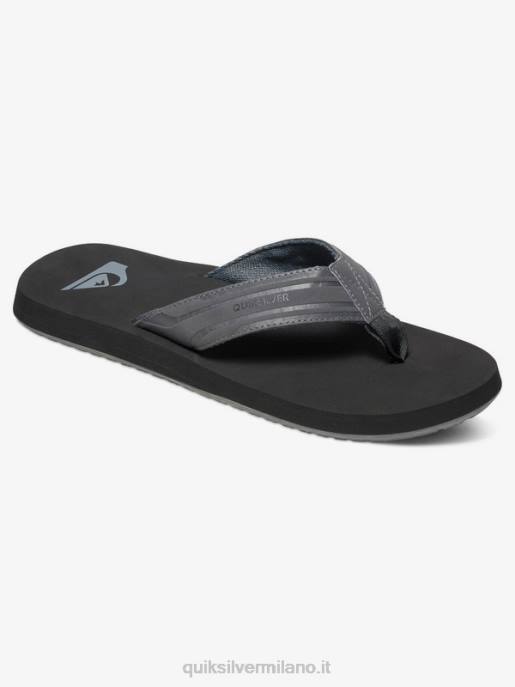 esso Quiksilver uomini sandali con chiave inglese grigio/nero HTZR1645