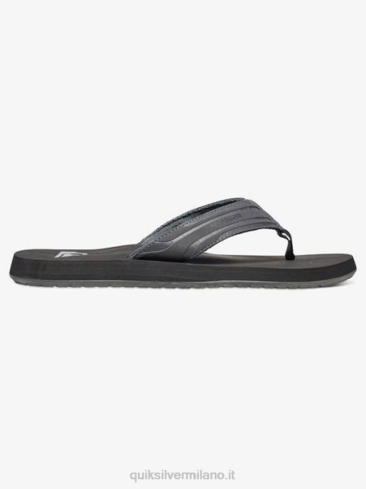 esso Quiksilver uomini sandali con chiave inglese grigio/nero HTZR1645