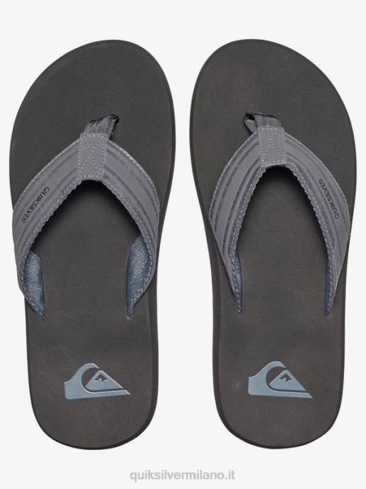 esso Quiksilver uomini sandali con chiave inglese grigio/nero HTZR1645