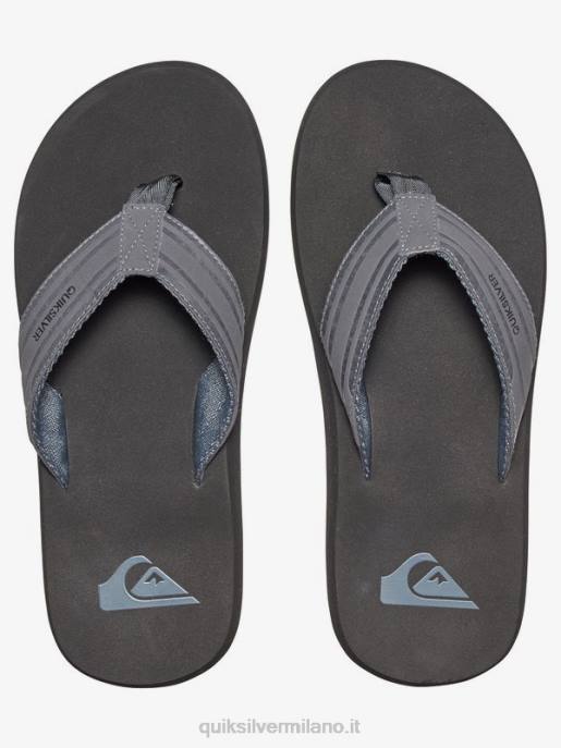 esso Quiksilver uomini sandali con chiave inglese grigio/nero HTZR1645