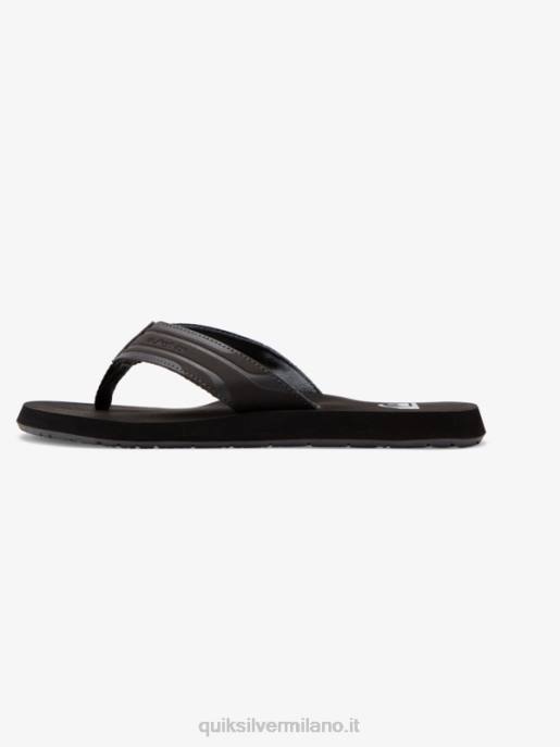 esso Quiksilver uomini sandali con chiave inglese grigio/nero HTZR1645