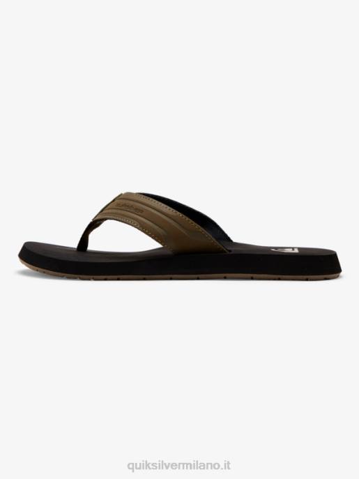 esso Quiksilver uomini sandali con chiave inglese marrone chiaro - solido HTZR1647
