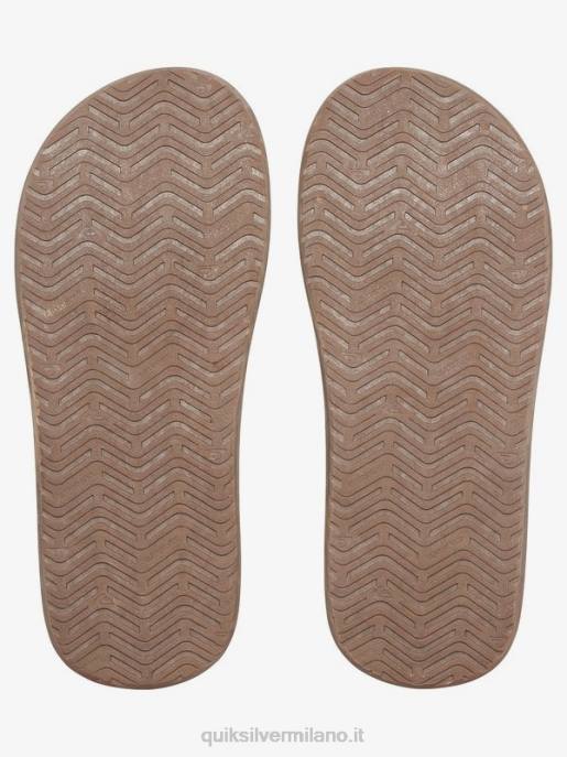 esso Quiksilver uomini sandali con chiave inglese marrone chiaro - solido HTZR1647