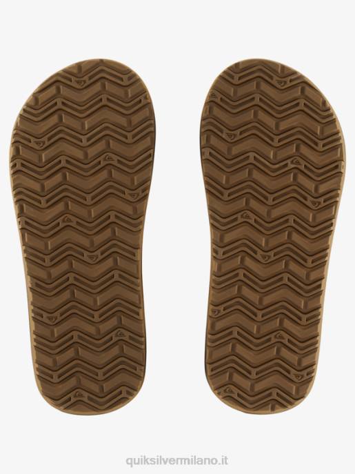 esso Quiksilver uomini sandali con nucleo a chiave inglese abbronzatura 1 HTZR973