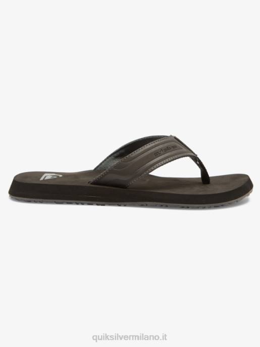 esso Quiksilver uomini sandali con nucleo a chiave inglese grigio 1 HTZR974